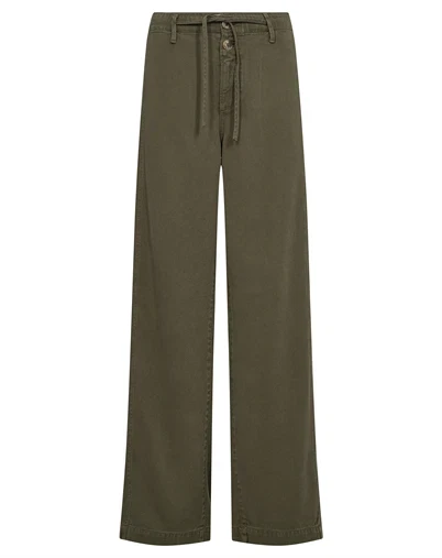 Mos Mosh - MMEmilia Elastic Bukser - Olive Night